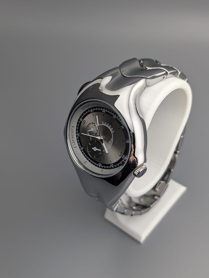 Nike Triax Watch Silver Dial