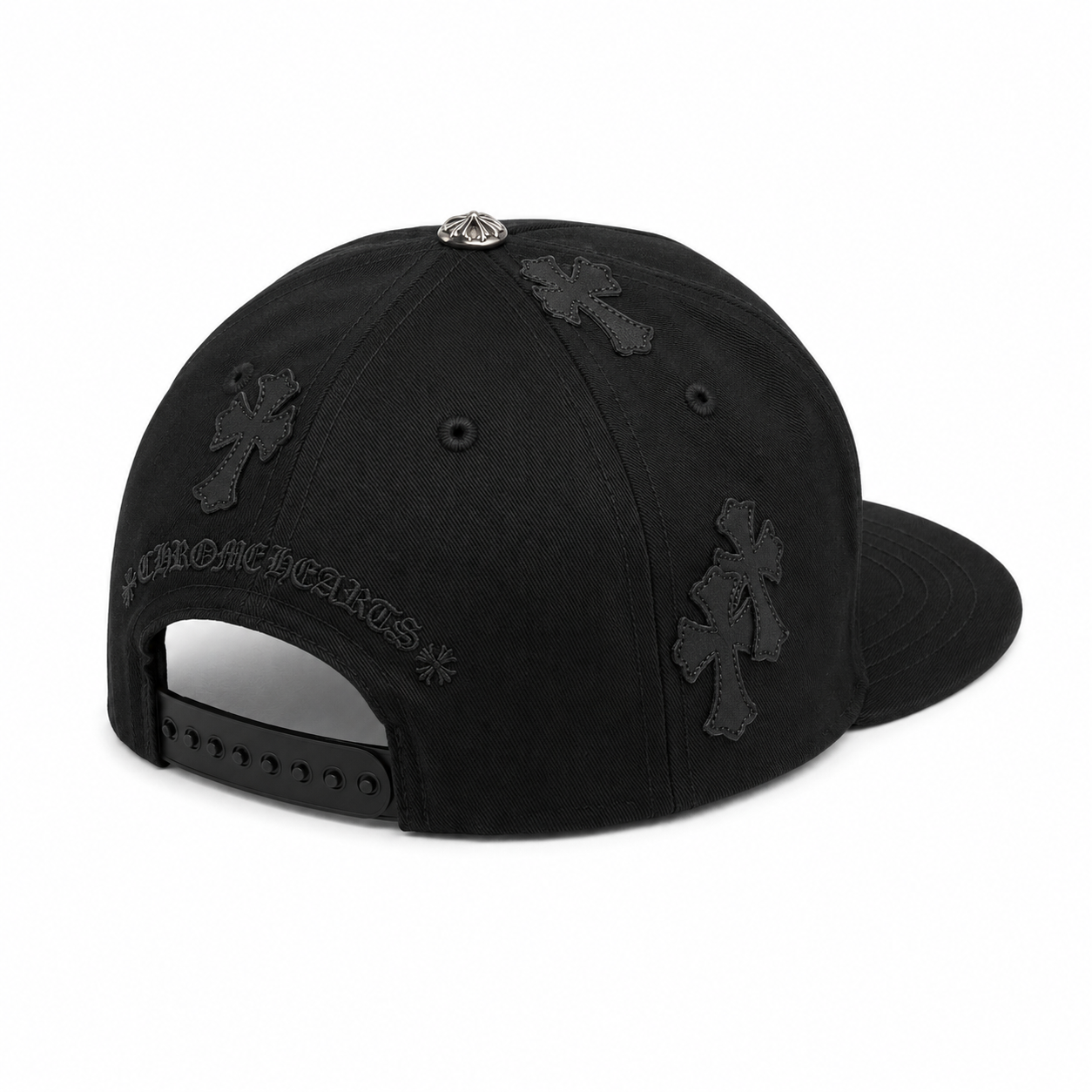 Chrome hearts All back Cross Patch Cap