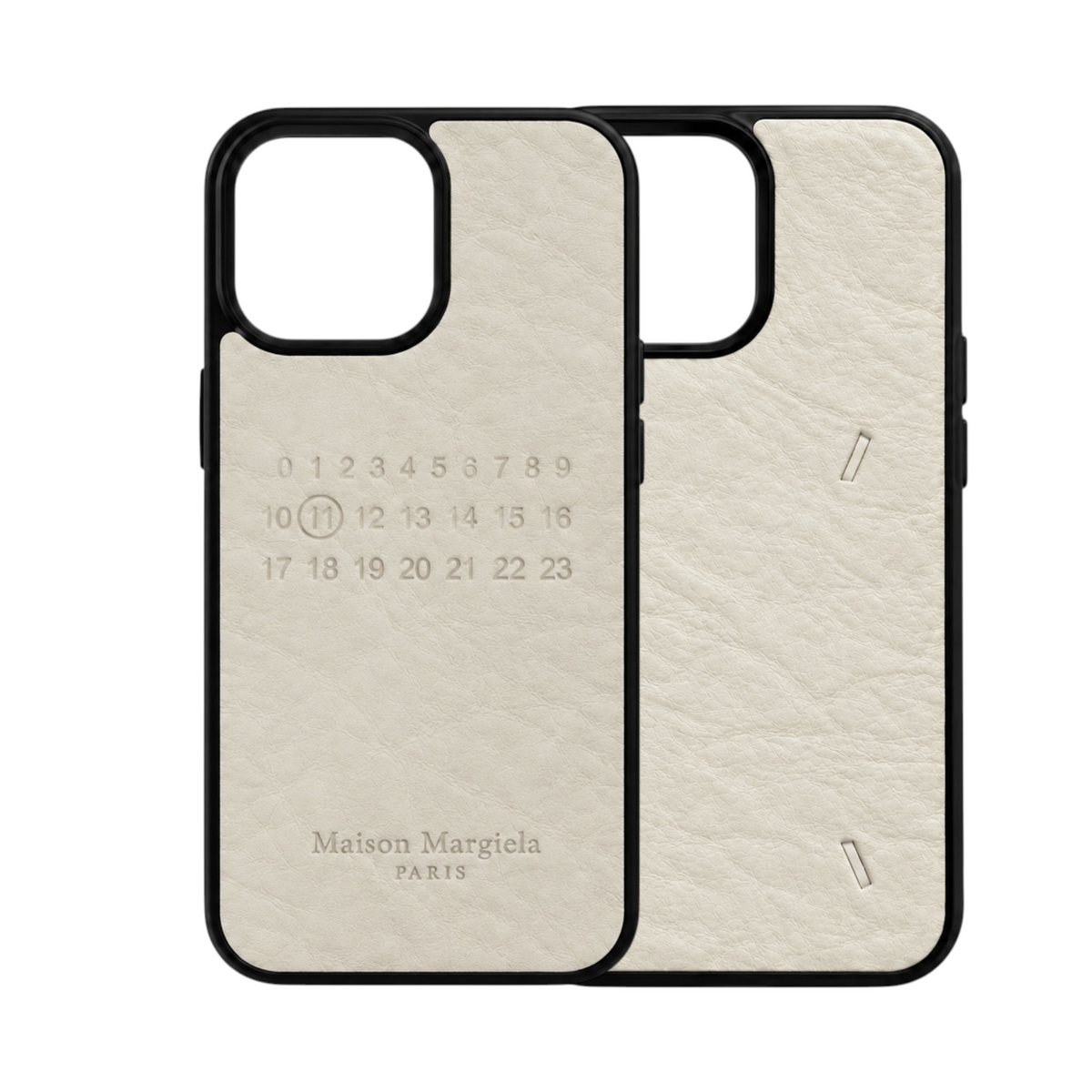 Maison Margiela Ivory Leather Case