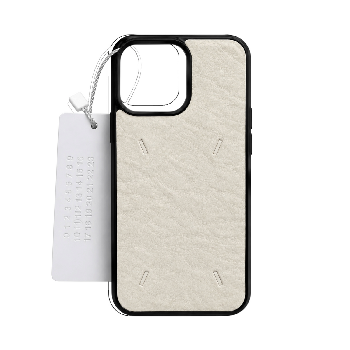 Maison Margiela Ivory Leather Case