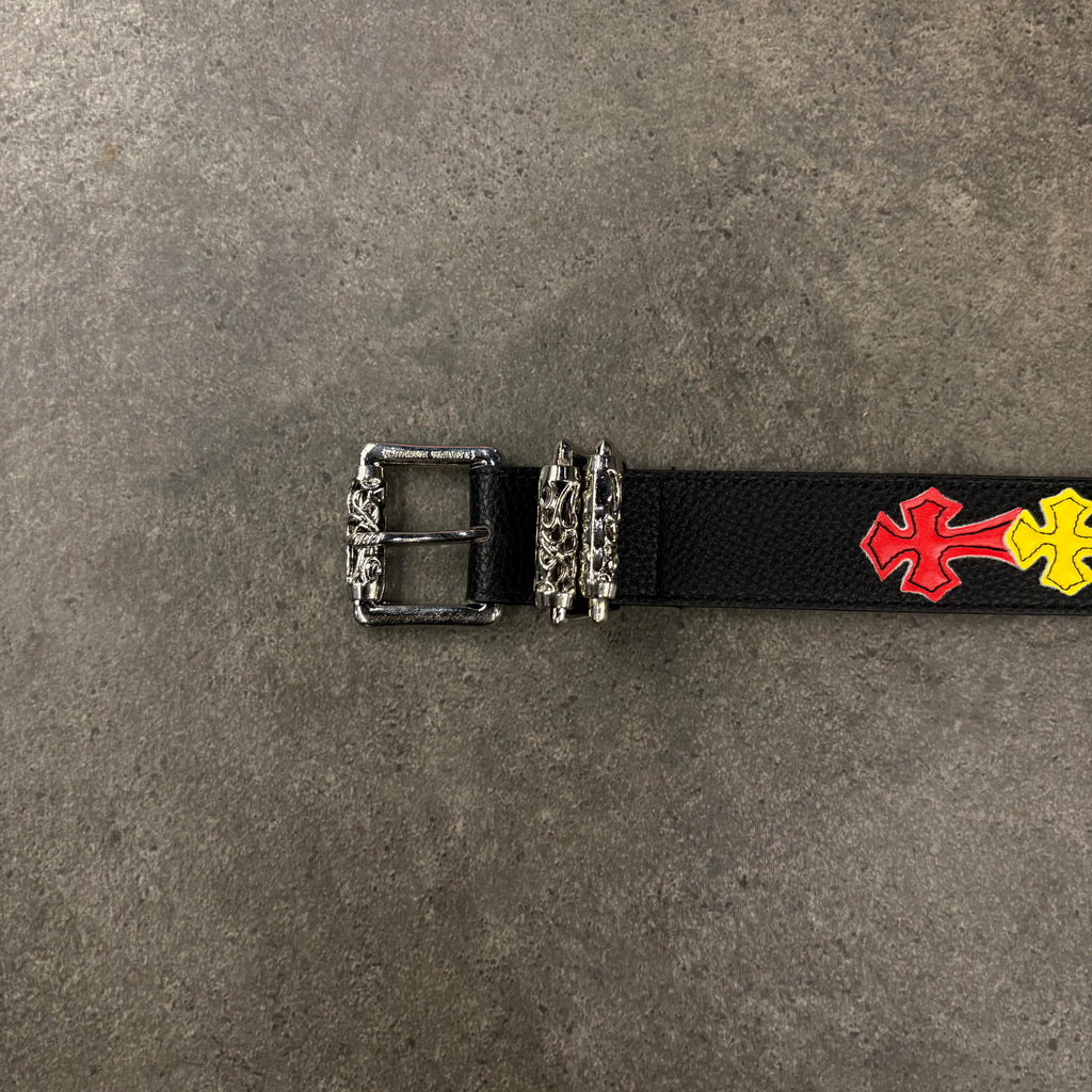 Chrome Hearts multi cross belt black