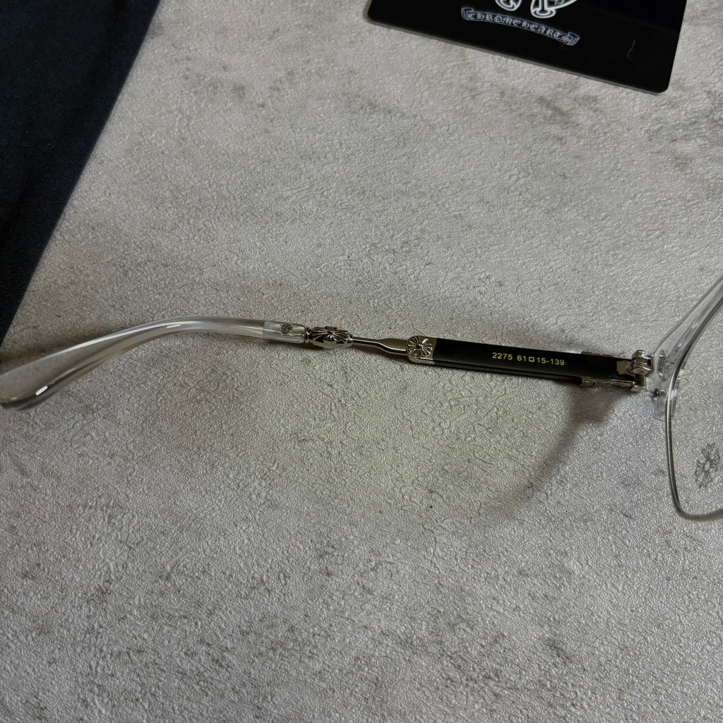 Chrome Hearts Glasses sime rimless transparent