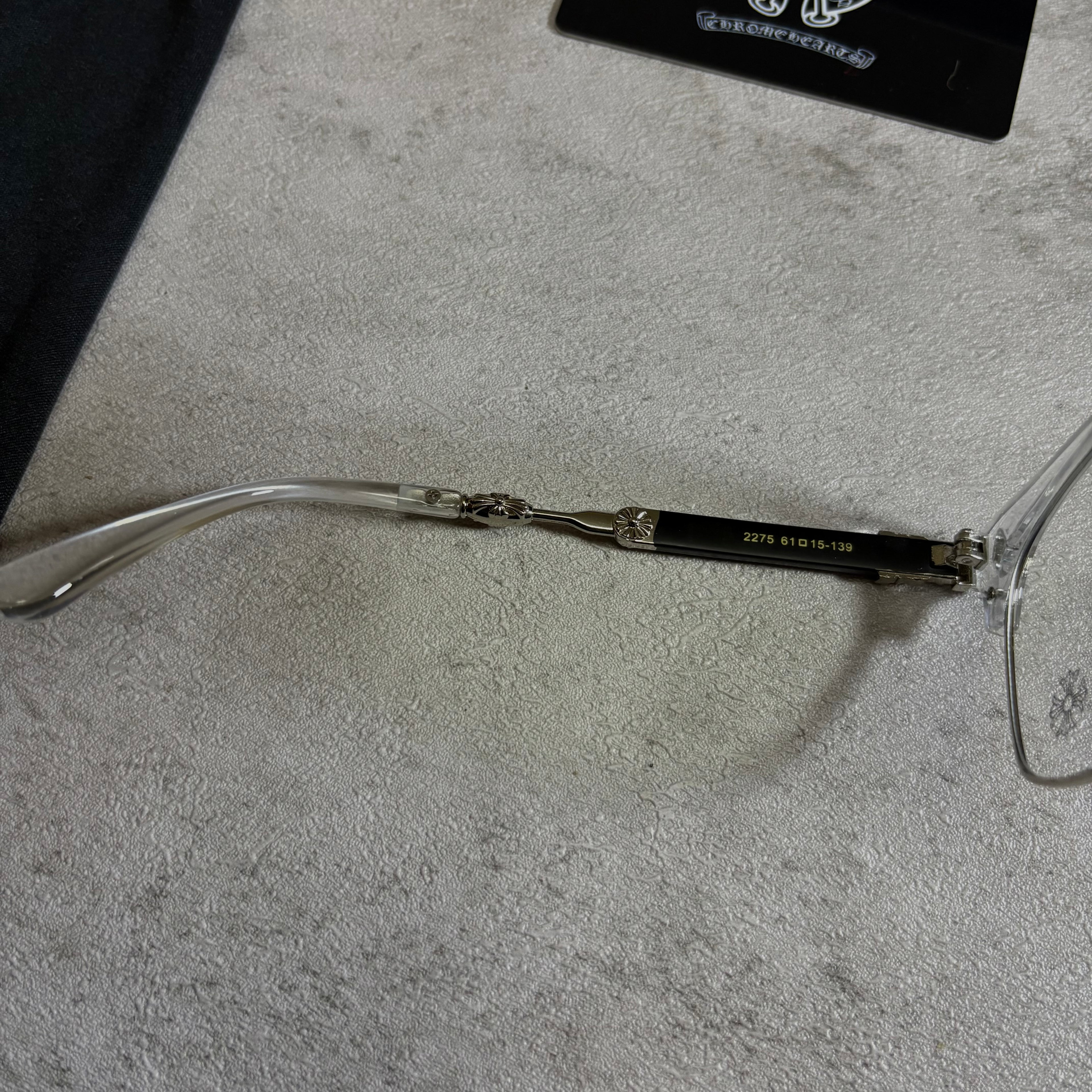 Chrome Hearts Glasses sime rimless transparent
