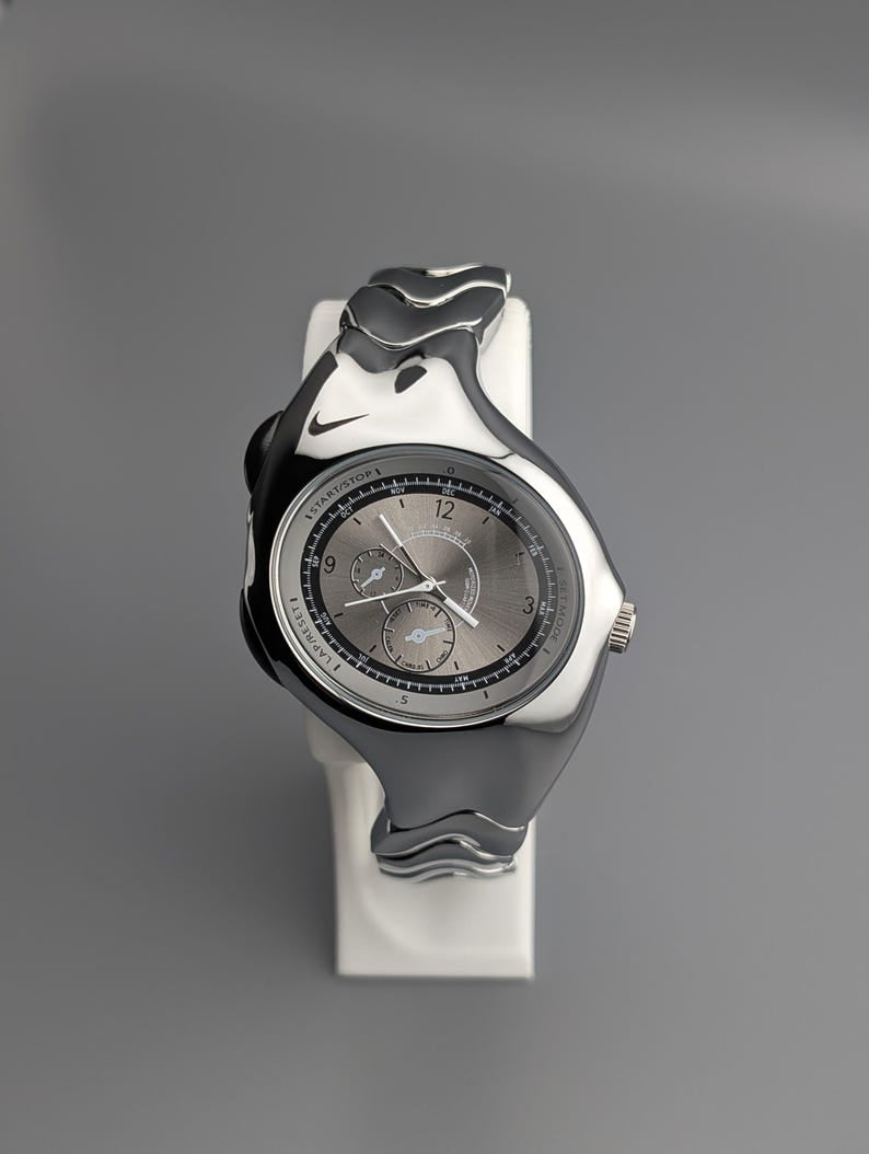 Nike Triax Watch Silver Dial