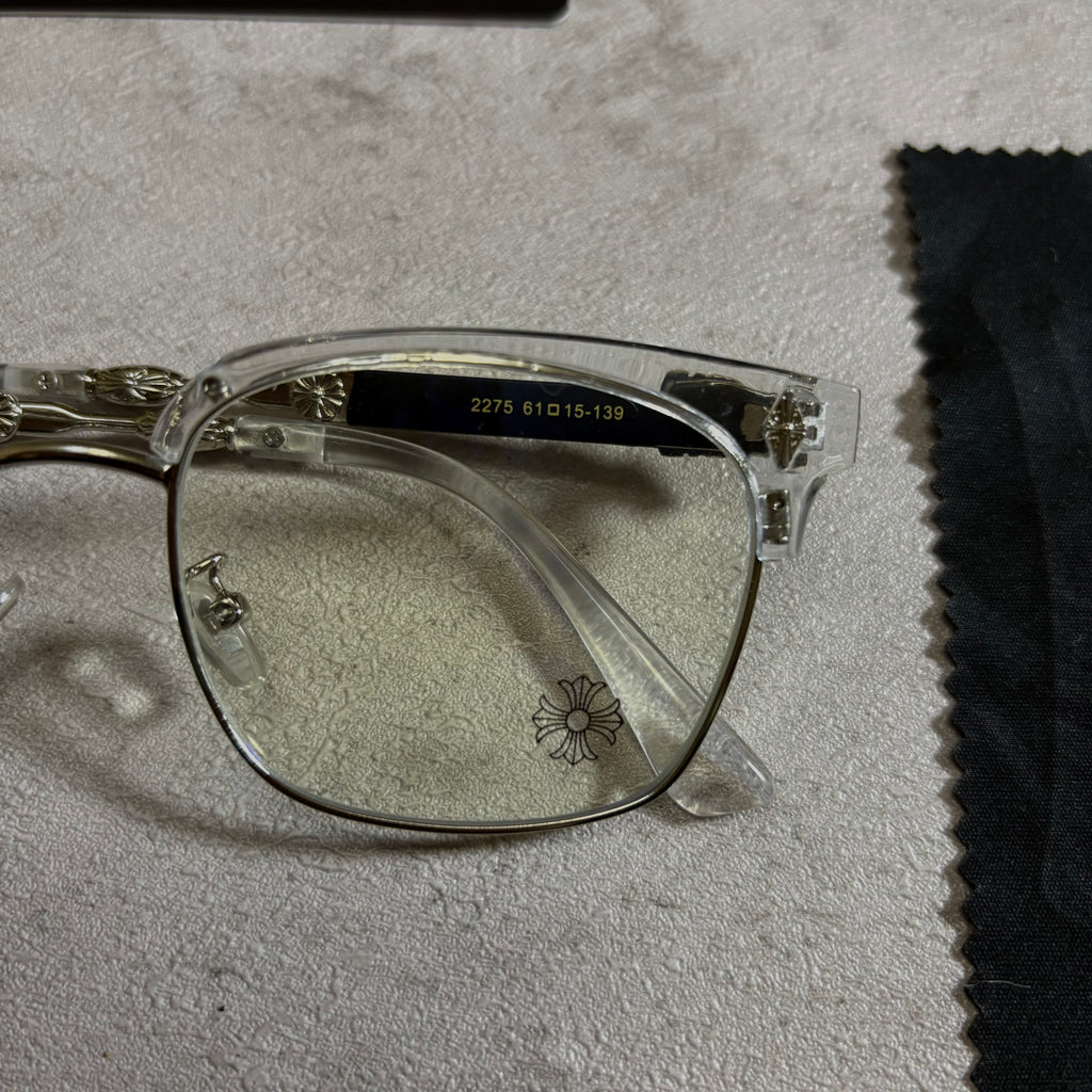Chrome Hearts Glasses sime rimless transparent