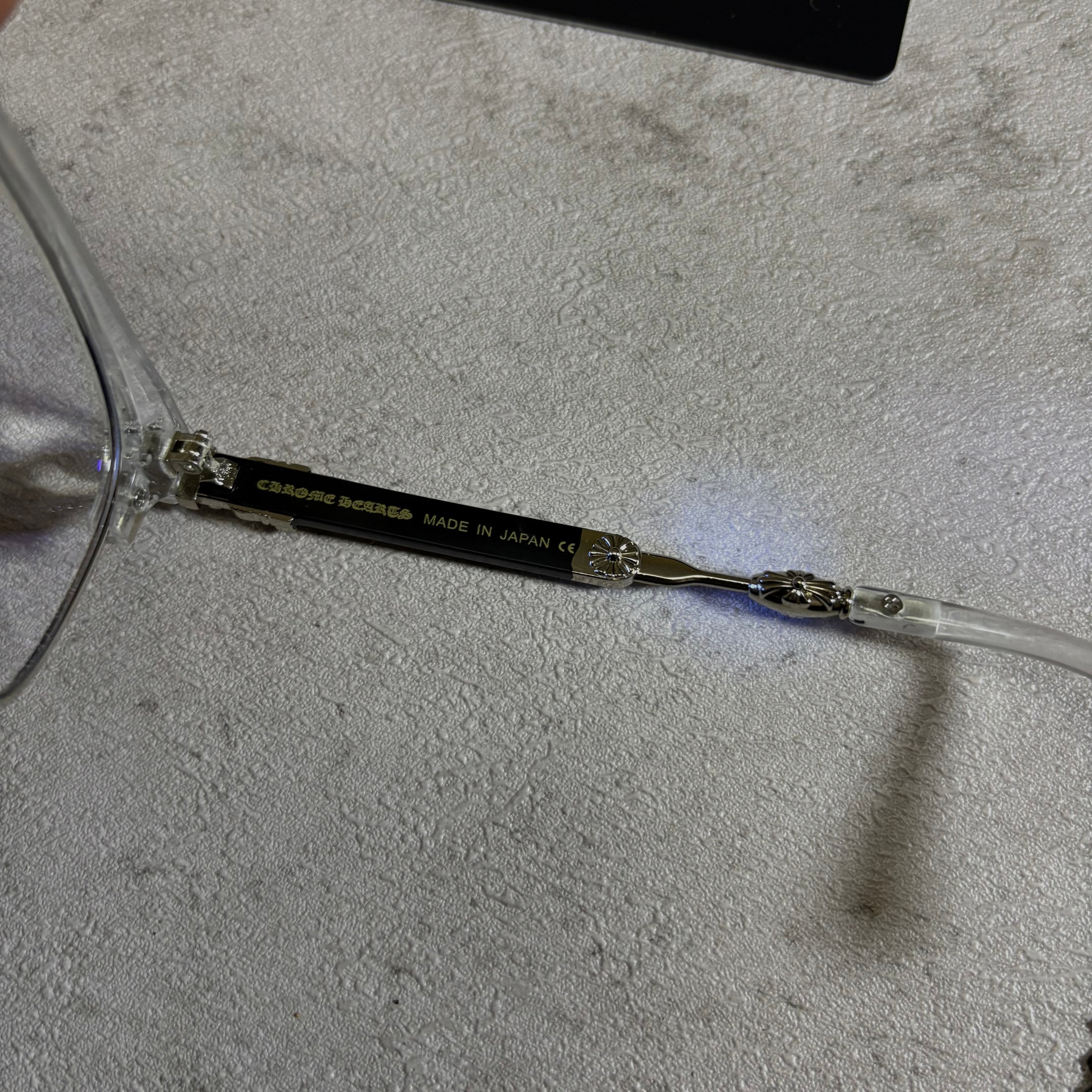 Chrome Hearts Glasses sime rimless transparent