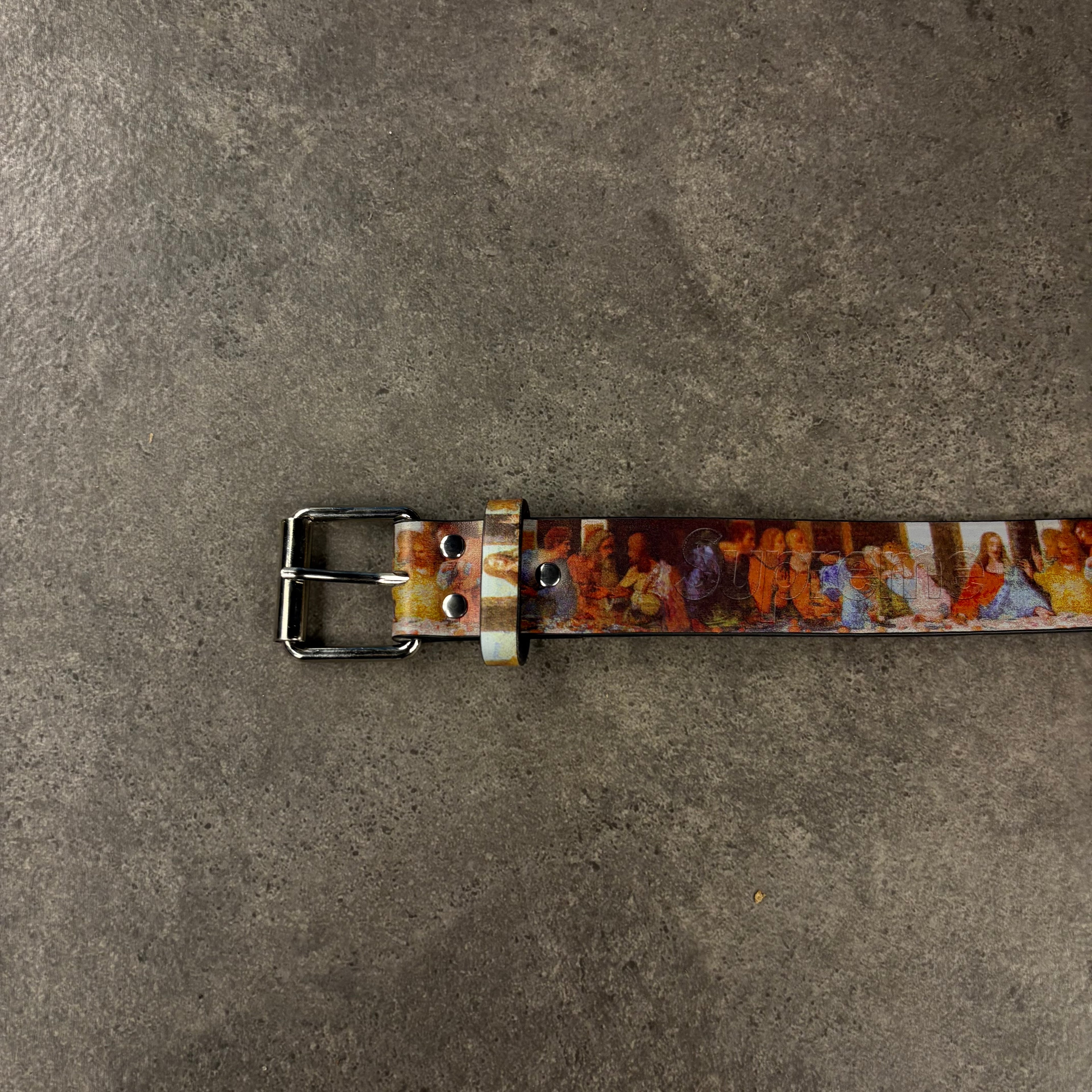 Supreme Last Supper Leather Belt