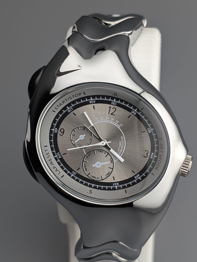 Nike Triax Watch Silver Dial