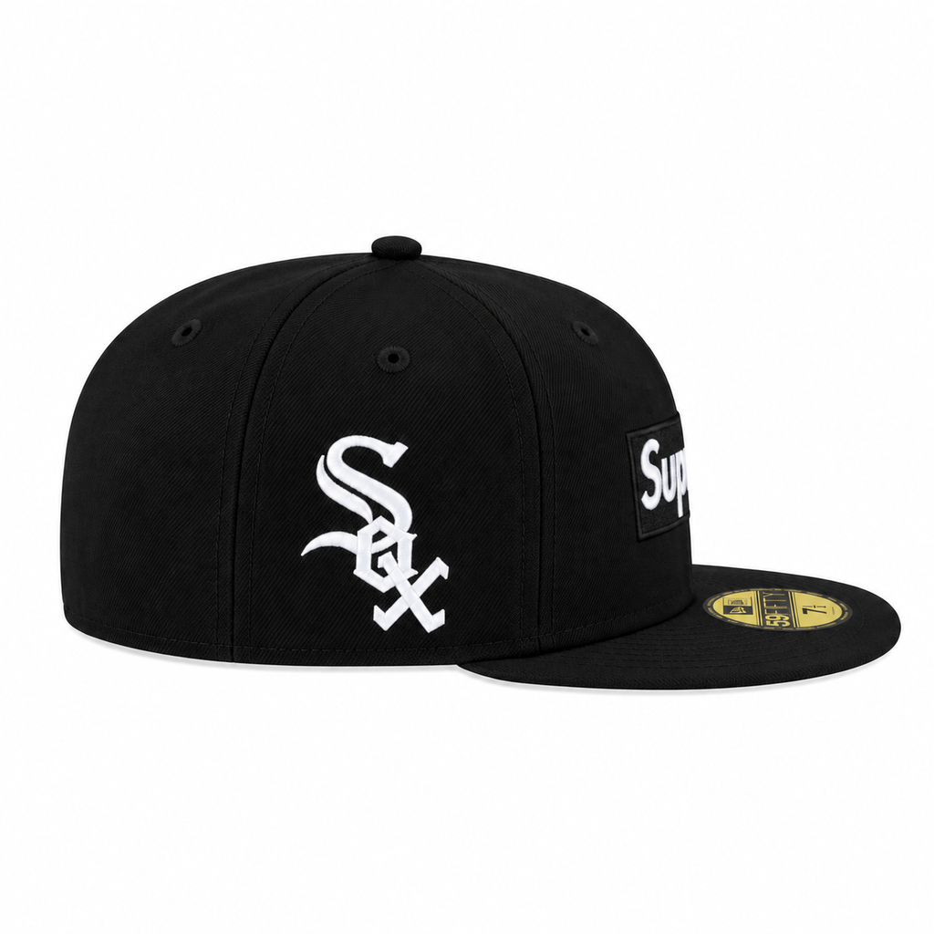 New era x supreme iconic logo box