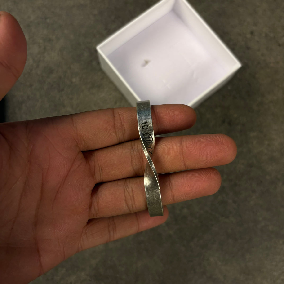 Maison Margiela twisted number bracelet
