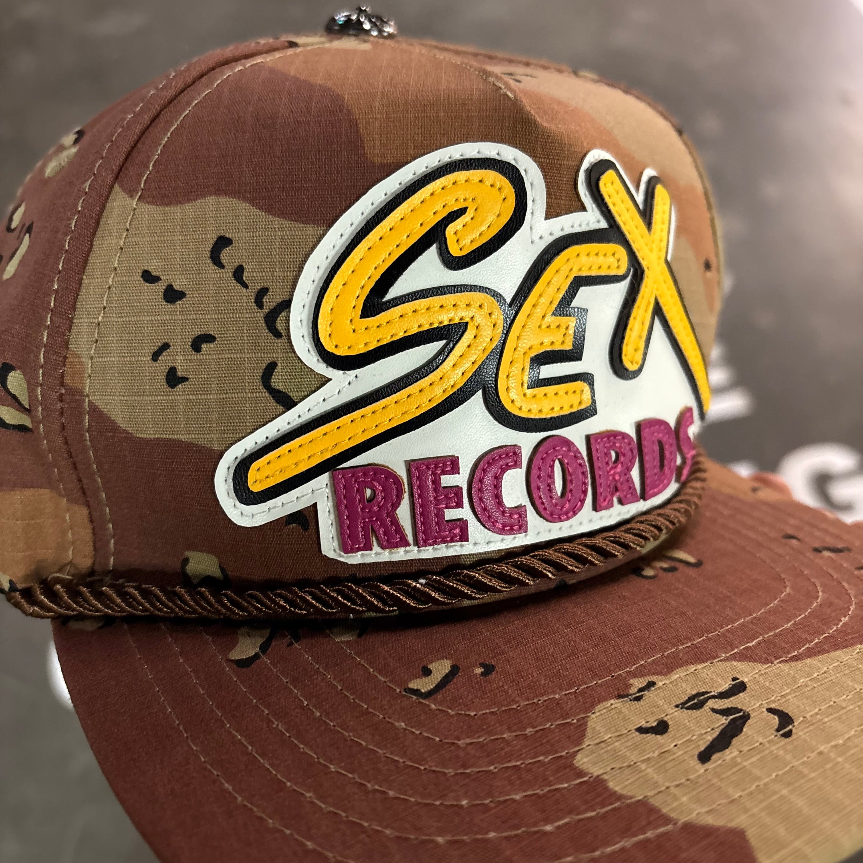 Chrome Hearts x Matty Boy Sex Records cap