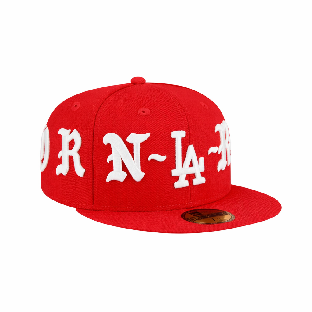 Born X Raised × Los Angeles Dodgers red