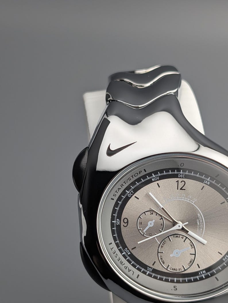 Nike Triax Watch Silver Dial
