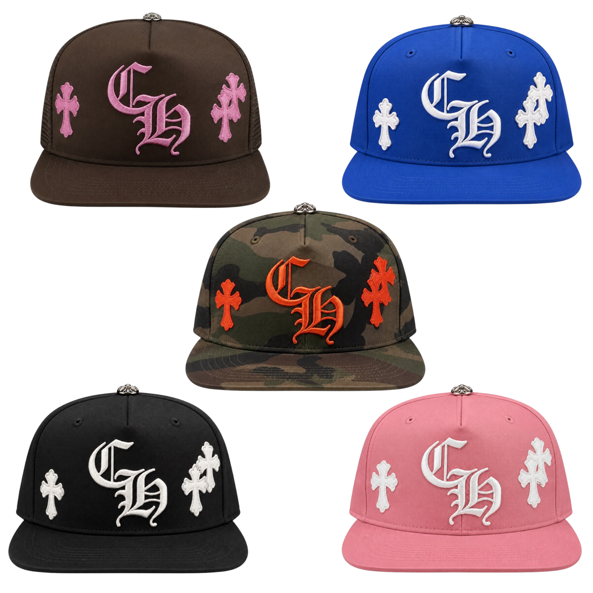 Chrome hearts Cross Patch Caps