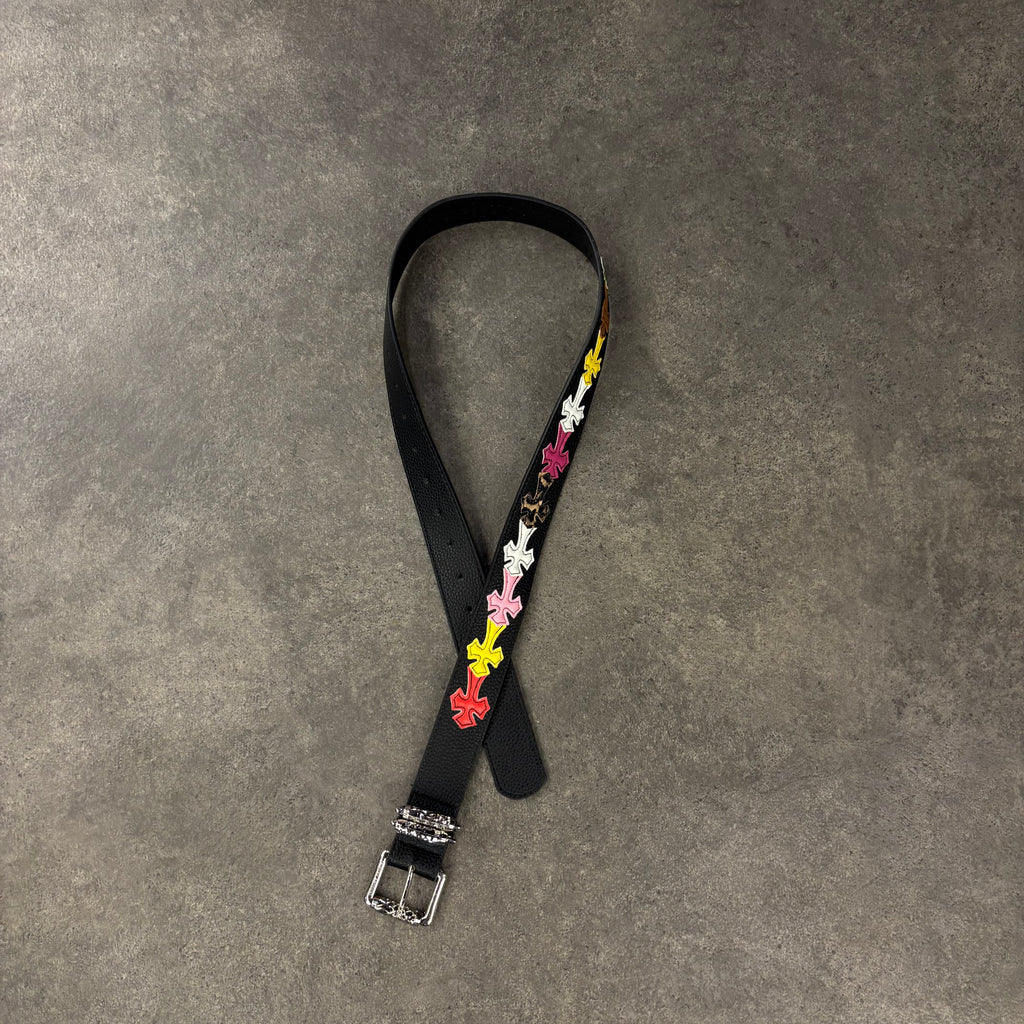 Chrome Hearts multi cross belt black