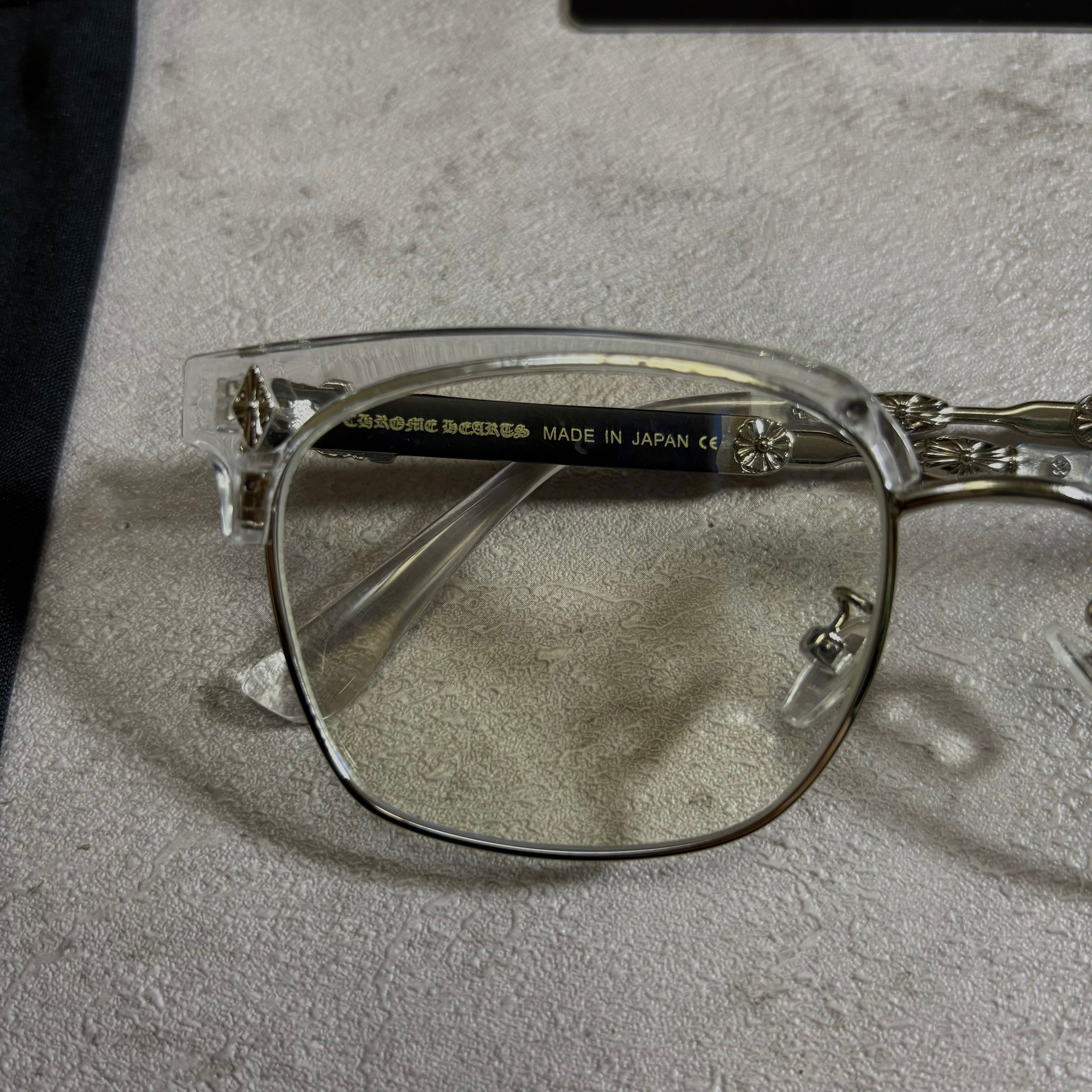 Chrome Hearts Glasses sime rimless transparent