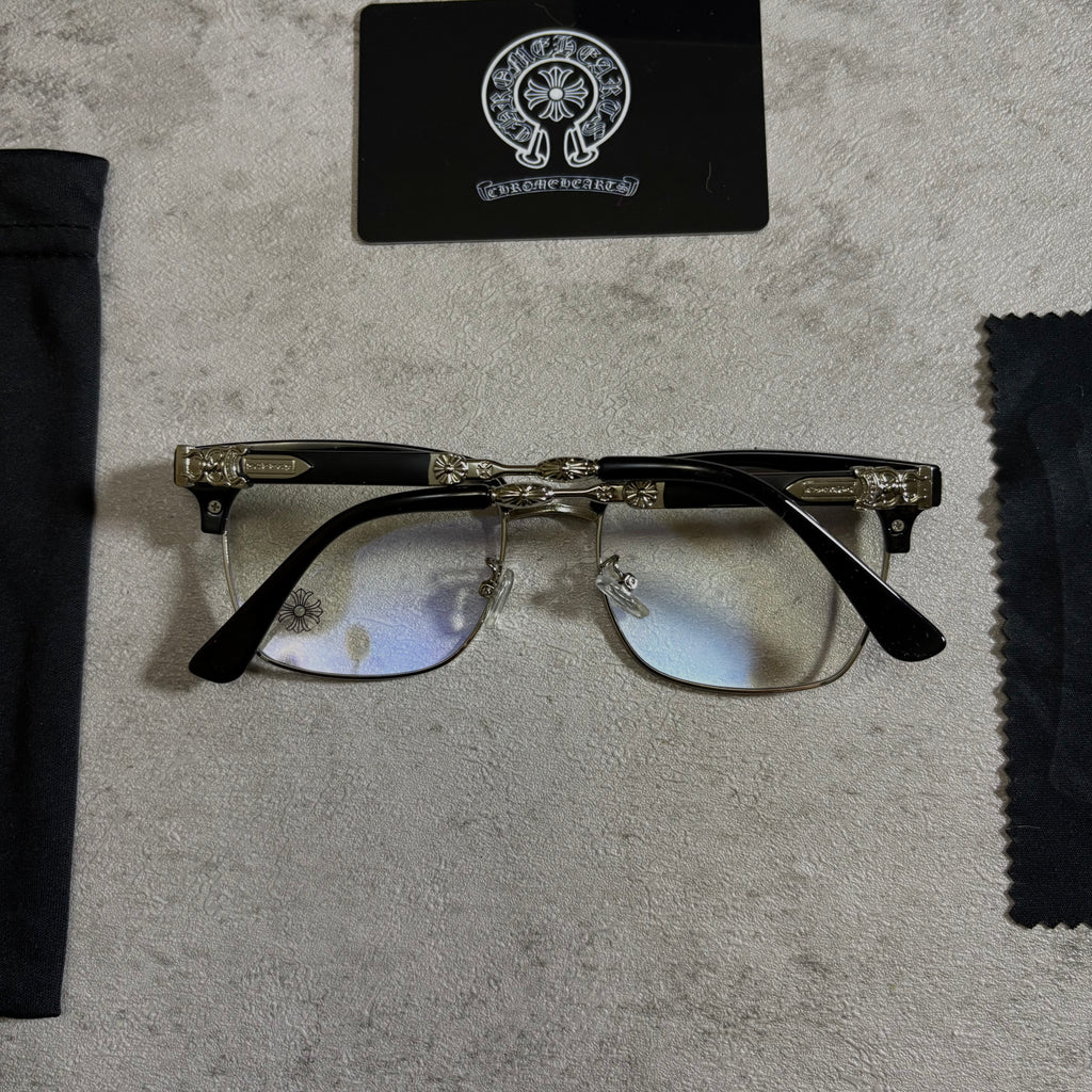 Chrome Hearts Glasses sime rimless black