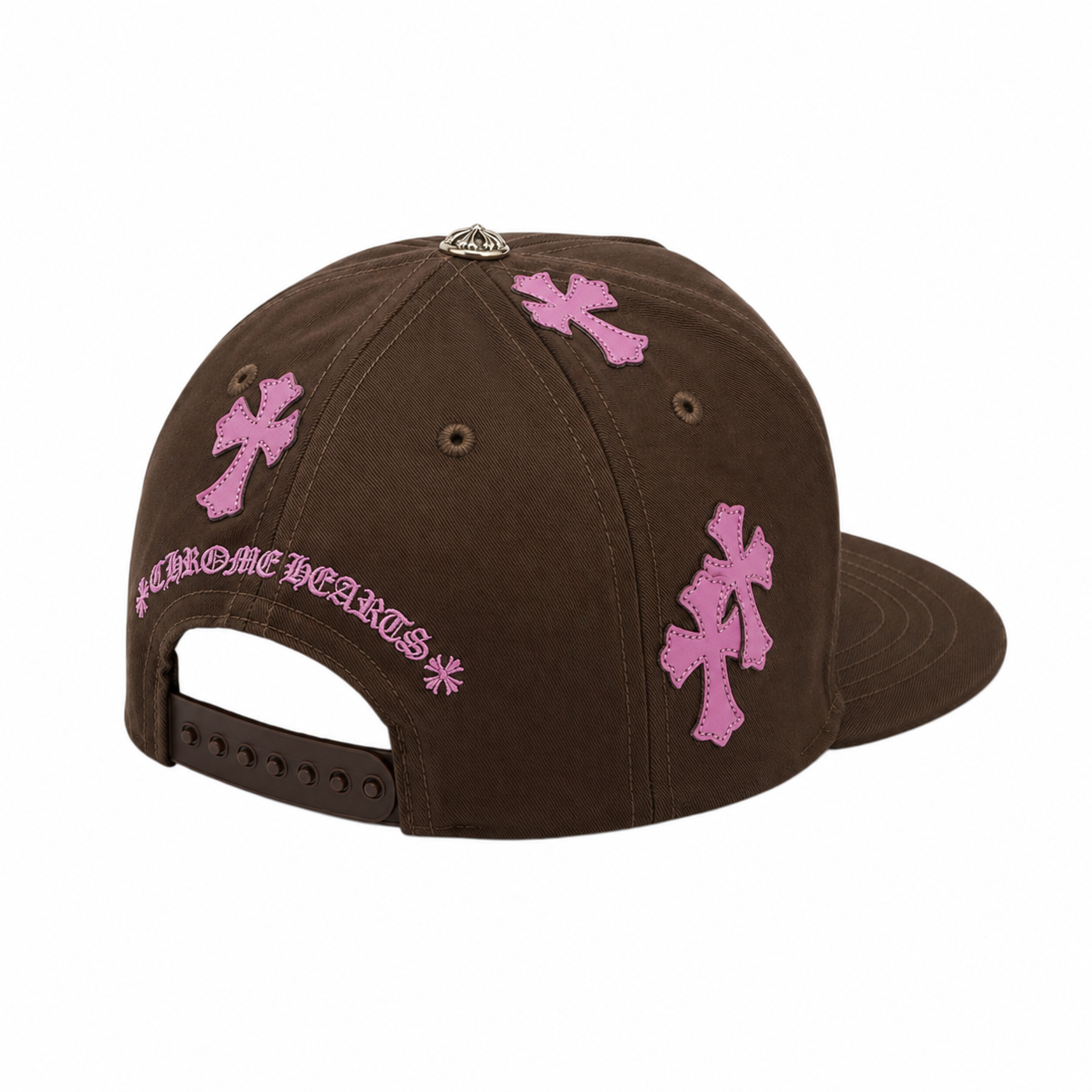 Chrome hearts brown Cross Patch Cap
