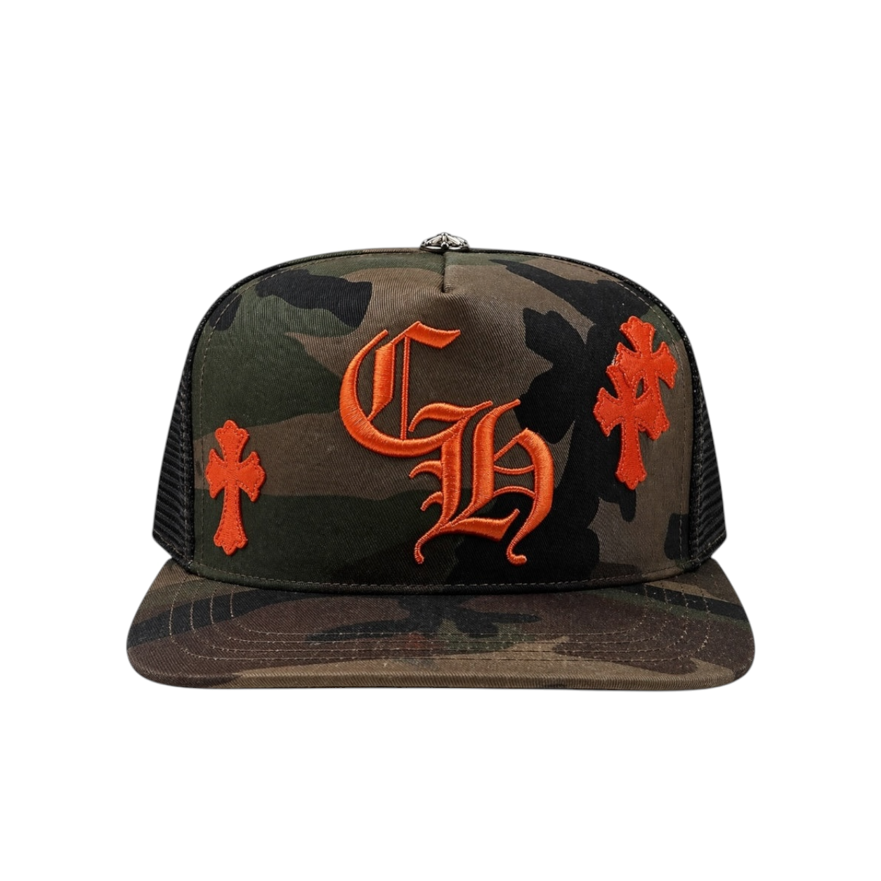 Chrome hearts Camouflage Cross Patch Cap